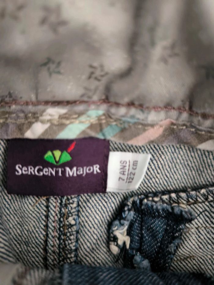 💙 Superbe jupe en jean Sergent Major 7 ans 💙 - photo numéro 2