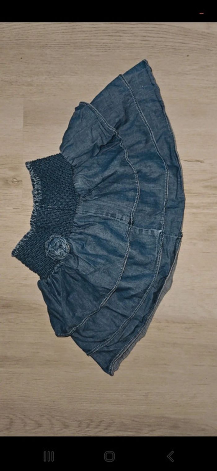 Jupe jean fille 36 mois