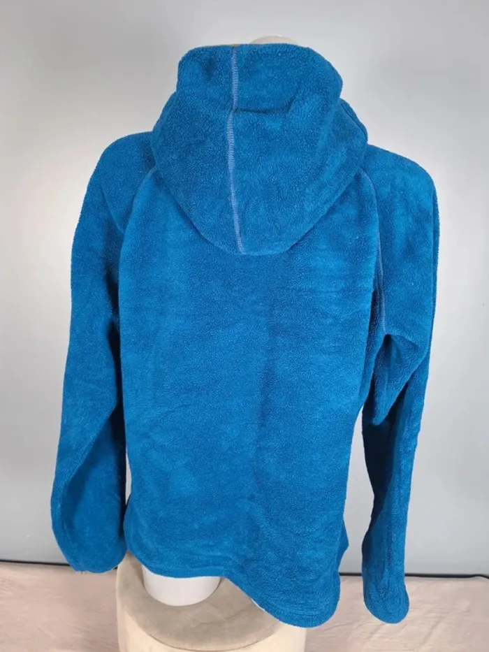 Veste polaire The North Face femme XL – Bleu à capuche – brodé (614) - photo numéro 8