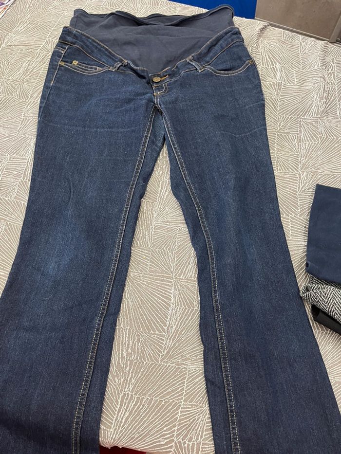 Maternité grossesse Lot 2 jeans 1 pantalon maternité en taille 36 et 38 - photo numéro 4