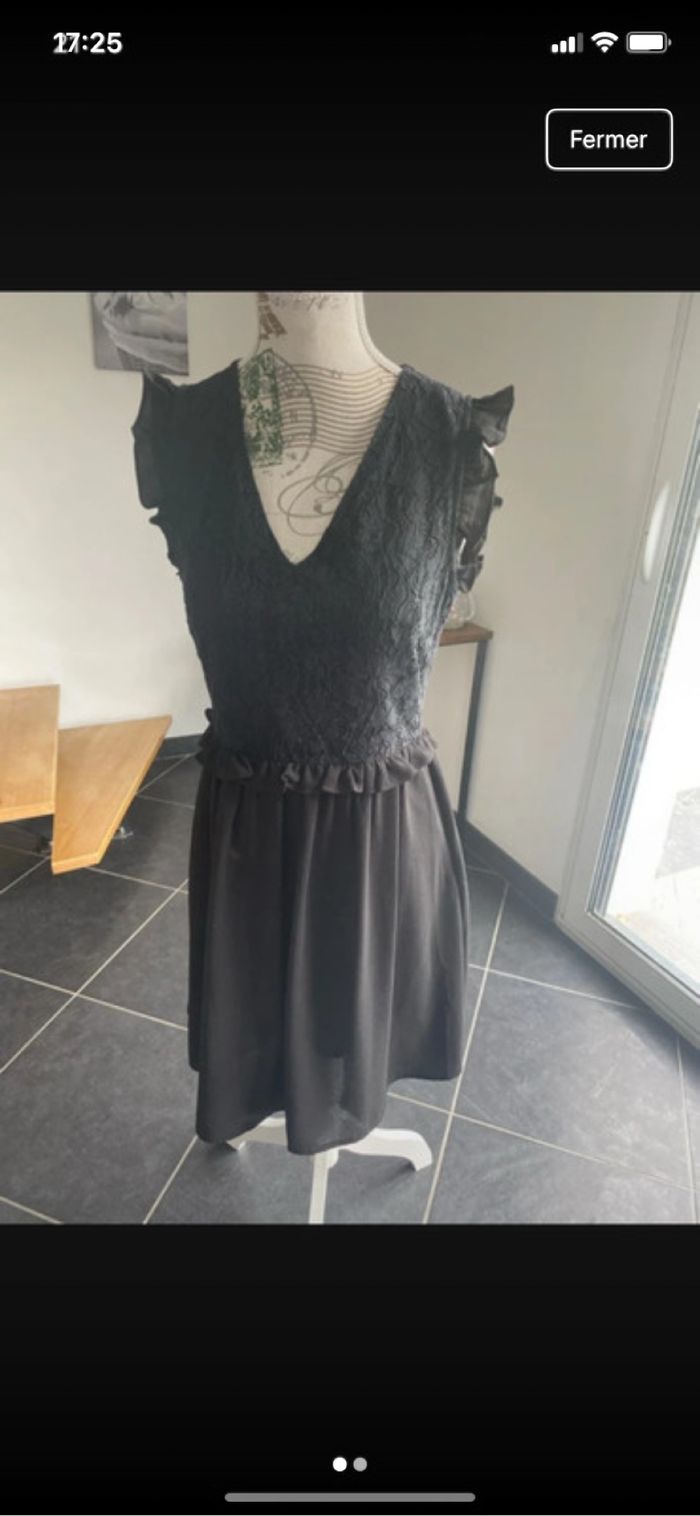 Robe printemps été noire Noémie &co taille 38 peu portée