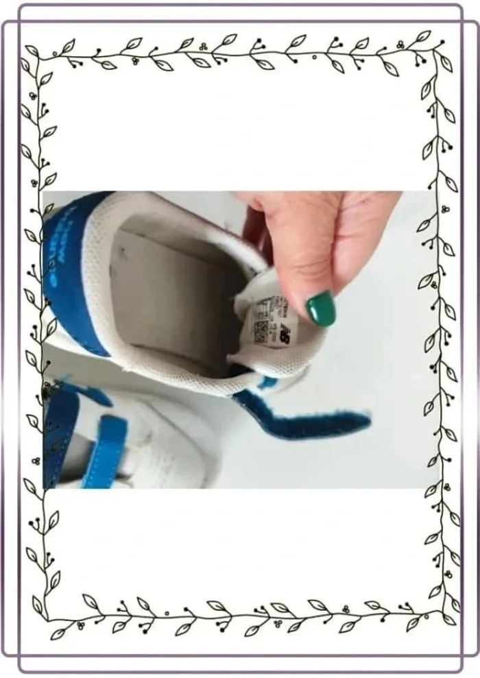 Baskets New balance, taille 26, bon état mais plusieurs traces - photo numéro 4