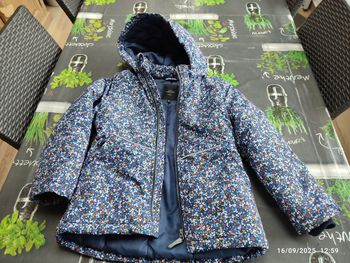 Veste hiver fille imperméable avec capuche