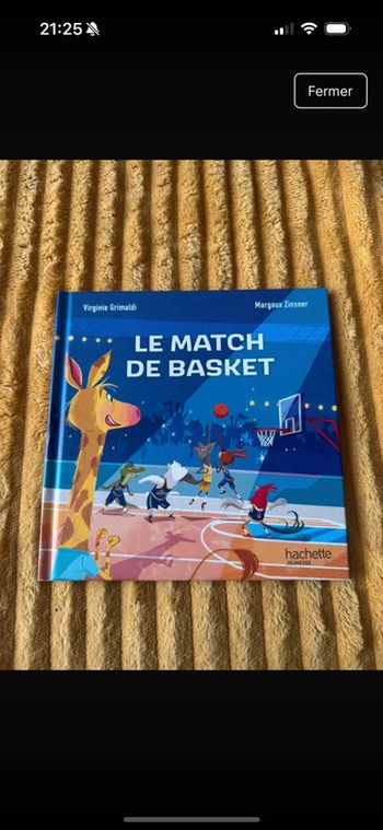 Livre McDo le match de basket