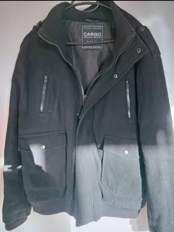 Manteau noir pour homme