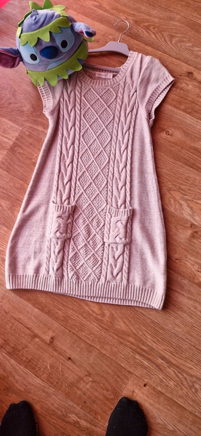 Robe en laine avec effet pailletés - photo numéro 2