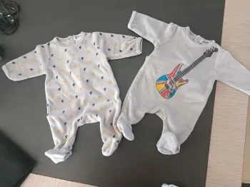 Lot de 2 pyjama naissance