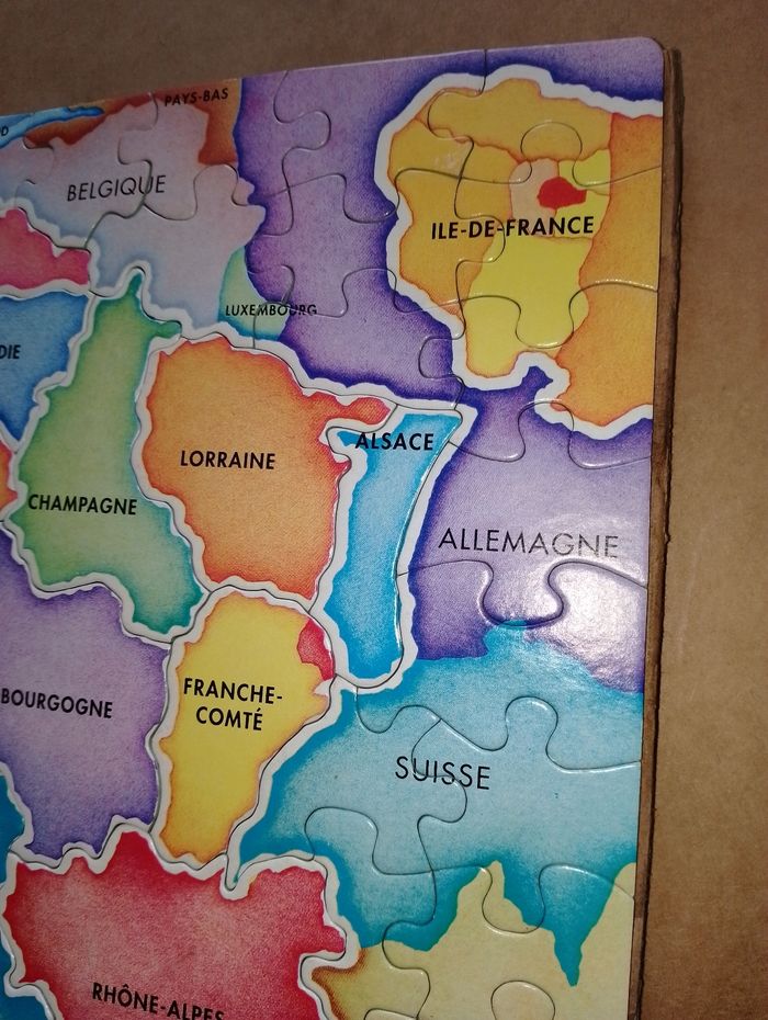 Puzzle carte de France régions et départements - photo numéro 6