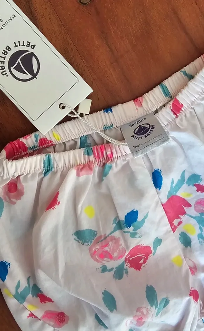 Bloomer Petit Bateau Taille 3 mois - photo numéro 2