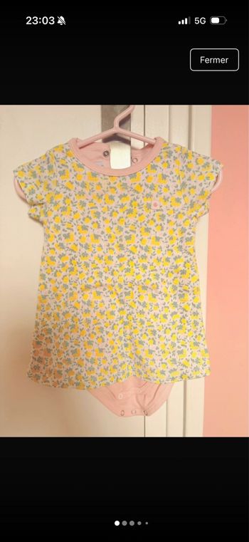 Robe petit bateau 6 mois