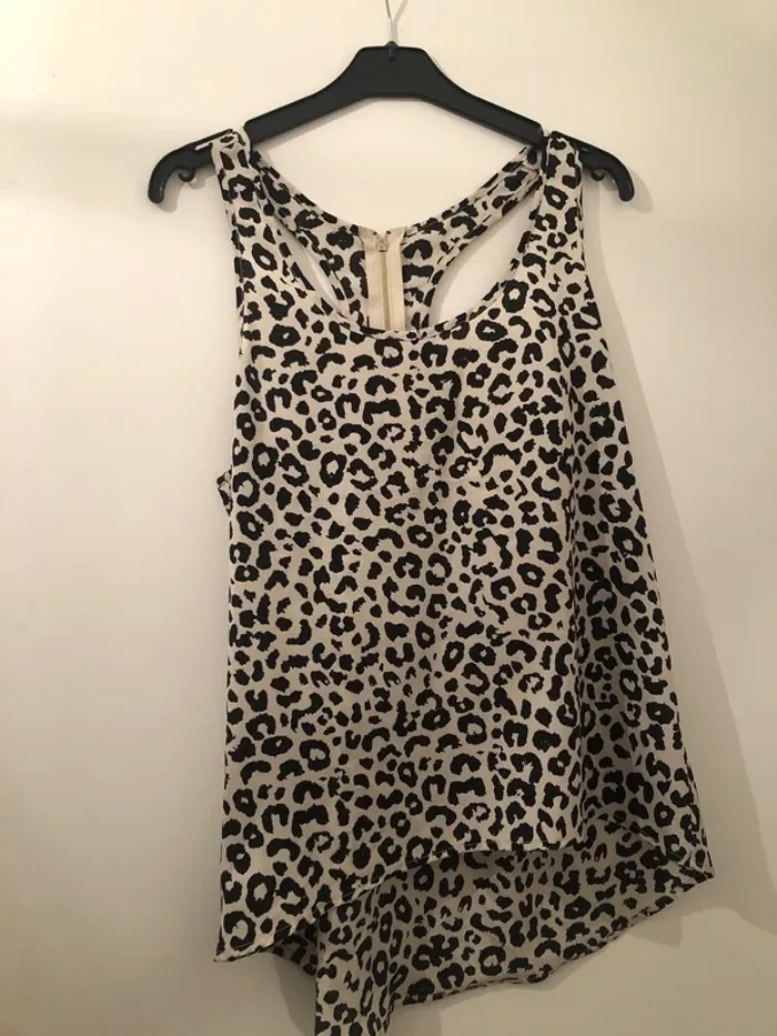 Débardeur léopard dos nageur