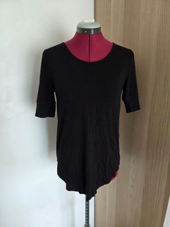 T-shirt noir - taille 36 38 - H&M