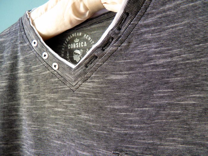 T-shirt garçon 14 ans Corsica vacances corse gris neuf - photo numéro 2