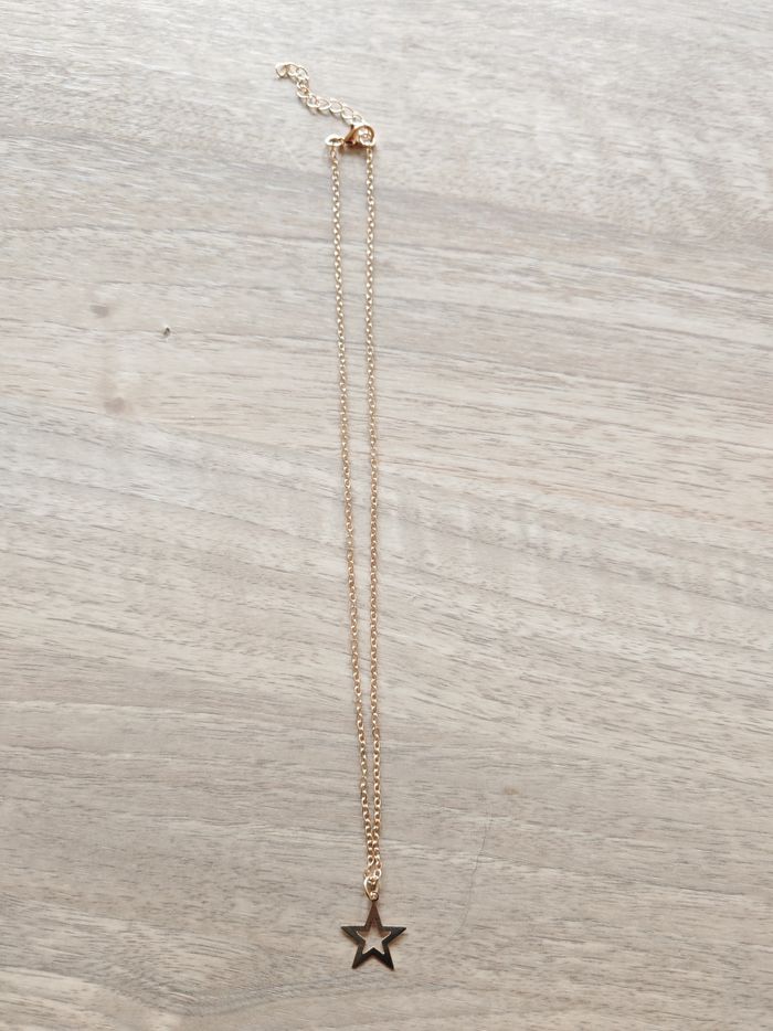 Collier étoile en acier inoxydable - photo numéro 3