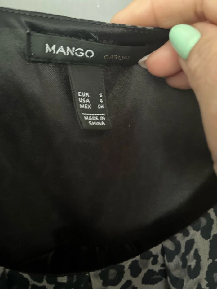 Robe Léopard Mango Taille S - photo numéro 3