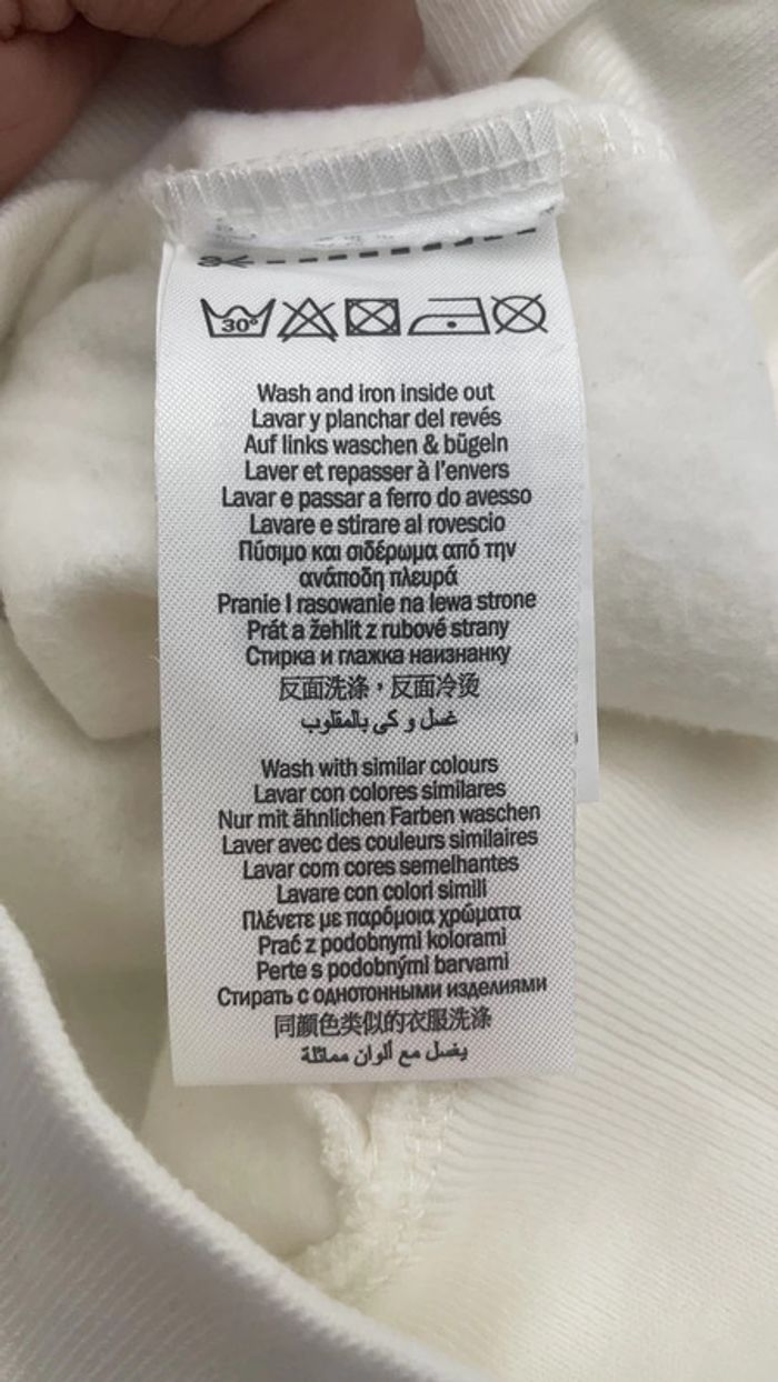 Sweat shirt Pepe jeans ecru - 8 ans - photo numéro 6