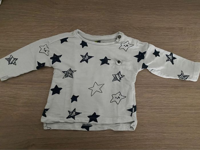 Lot 5 t-shirts manches longues 6 mois - photo numéro 11