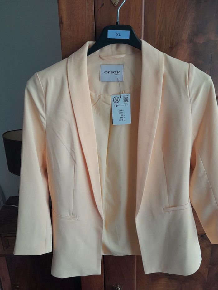 Veste femme jaune - photo numéro 2