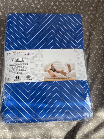 Housse de couette 2 personnes coton