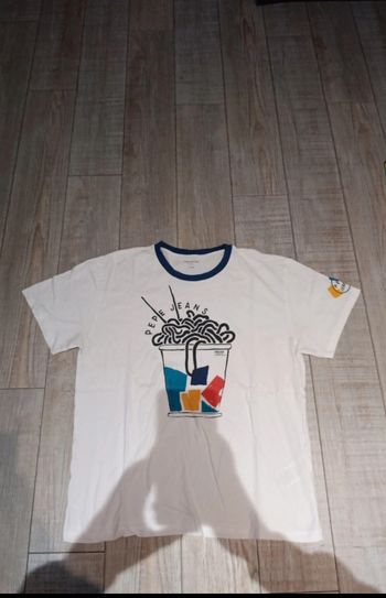 T-shirt Pépé Jeans blanc