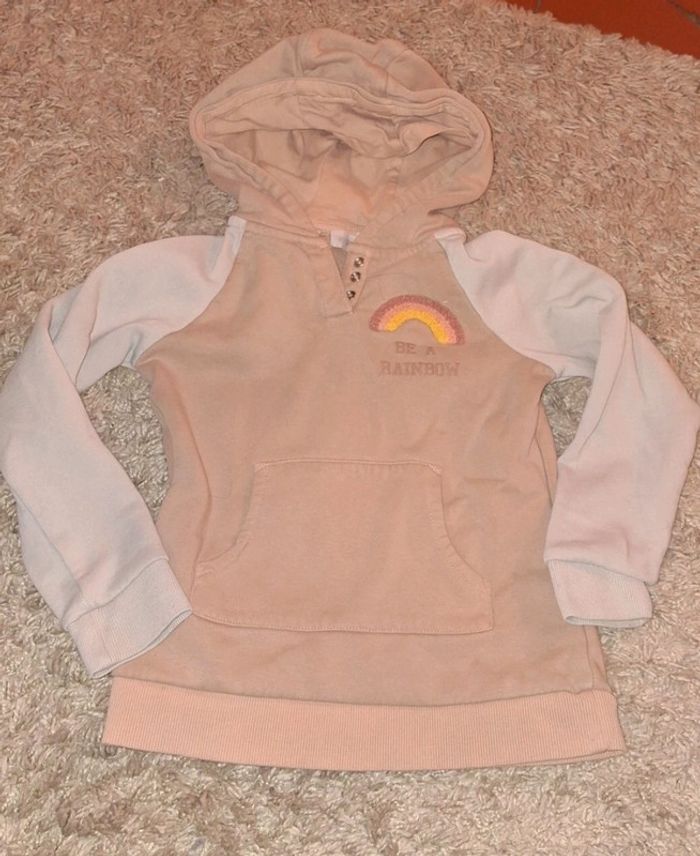 Pull fille orchestra vieux rose 6 ans