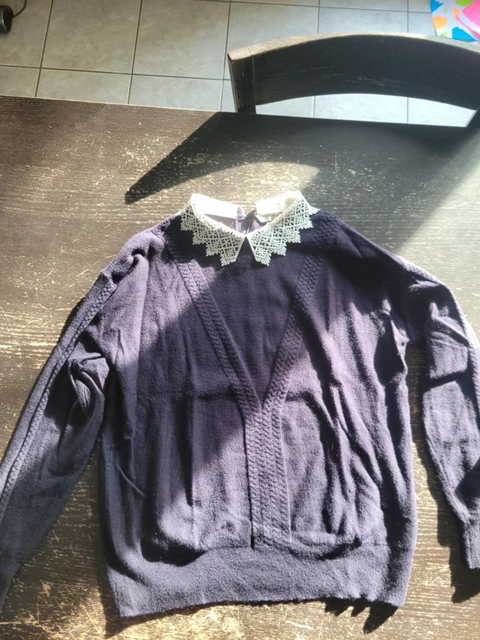 Pull naf naf avec col amovible