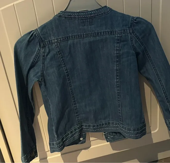 6 ans - la compagnie des petits veste jeans brodée - photo numéro 5