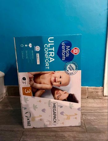 Cartons Megapack Couches Mot d’Enfants T3 + 63 couches