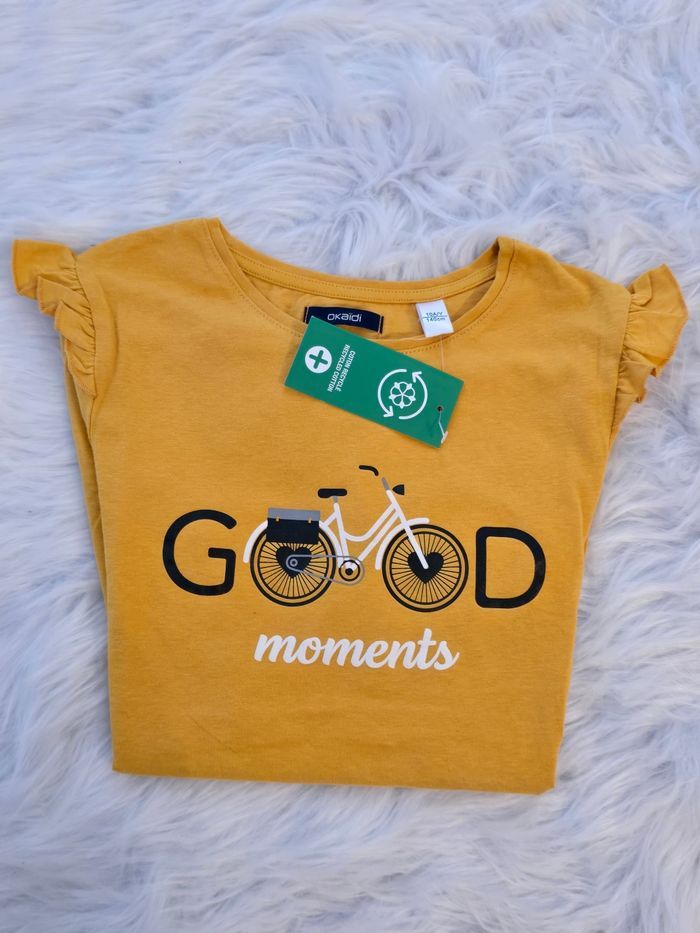 Neuf (non porté) 🏷🌺⚘️teeshirt ML  10 ans fille 🩷🩷🩷🩷 - photo numéro 5