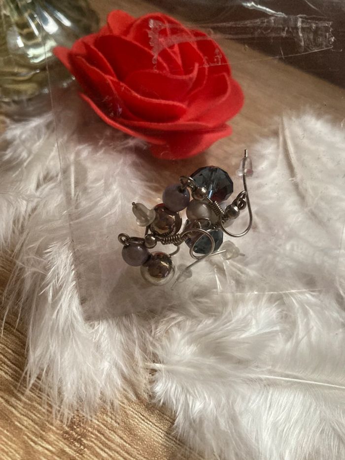 lot 2 paires de boucles d oreilles - photo numéro 7