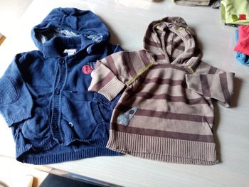 Lot gilet / pull
