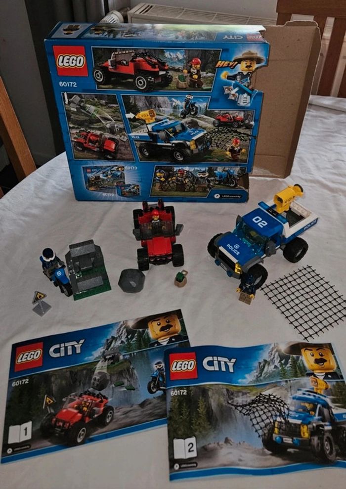 Lego City 60172- La poursuite en montagne-Complet avec notices et boîte - photo numéro 2