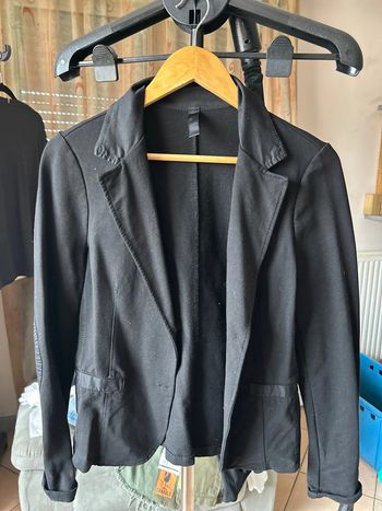 Veste tailleur ajustée noire