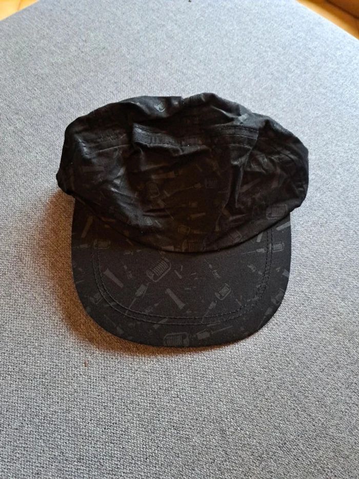 Casquette noir Hatman motif micro vintage