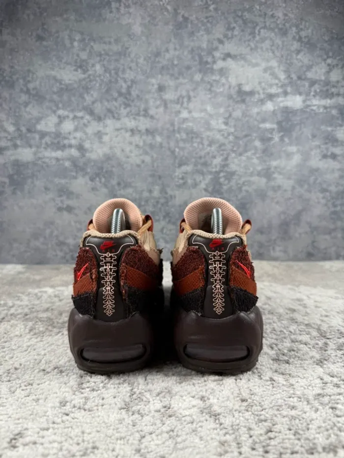 Nike Air Max 95 Anatomy Of Air Brown Basalt - Brown & Red & Beige - photo numéro 4