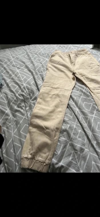 Pantalon sarouel beige, taille 34