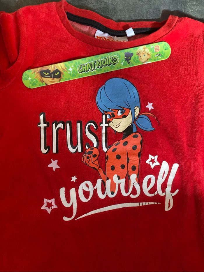 Pyjama rouge velours Miraculous 6 ans Zag - photo numéro 6