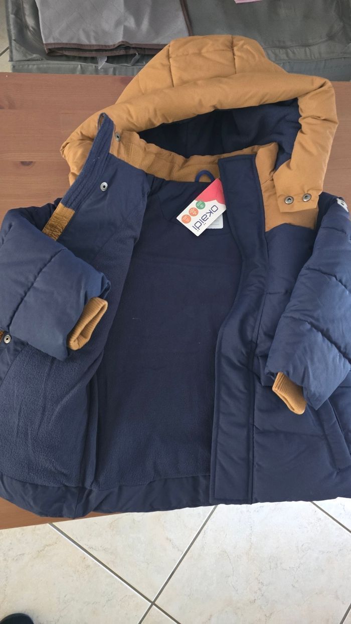 NEUVE  (non portée)👌🤩😍🥰👌 superbe  doudoune Très chaude 4 ans garçon 😍💔🤩
