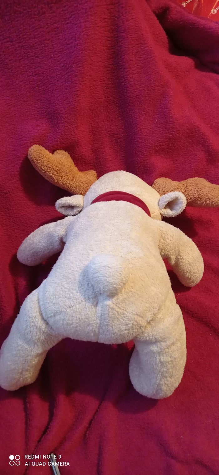 Élan avec son écharpe rouge - photo numéro 3