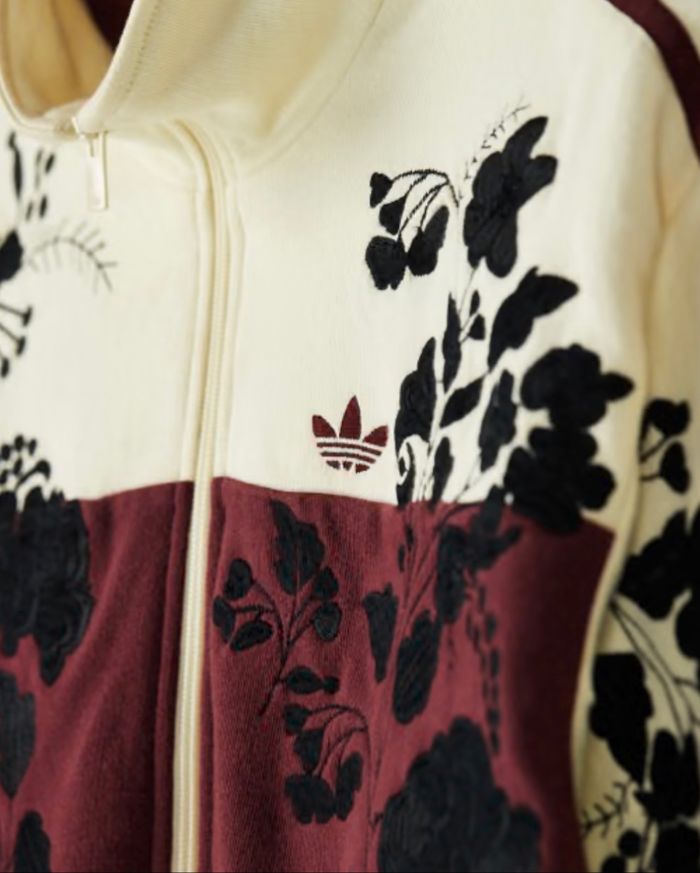 Adidas Originals x ASOS - Veste de survêtement à fleurs brodées - photo numéro 3