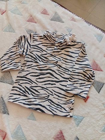 T-shirt rayure zèbre