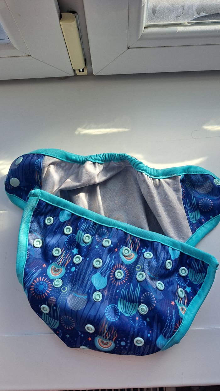 Couche ou maillot de bain lavable méduses - photo numéro 4