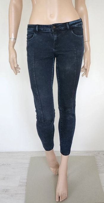 Jeans noir delavé Zara T.36