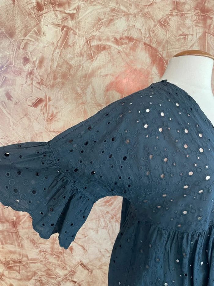 Superbe blouse noire ajourée Gaudi - photo numéro 5