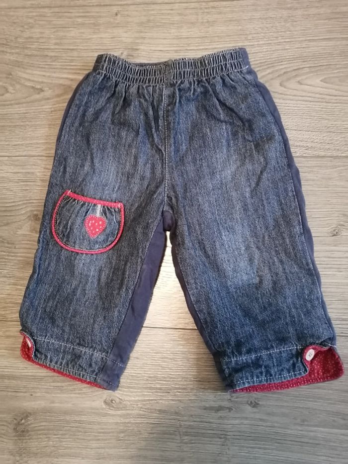 Lot 2 pantalons (9 mois) - photo numéro 2