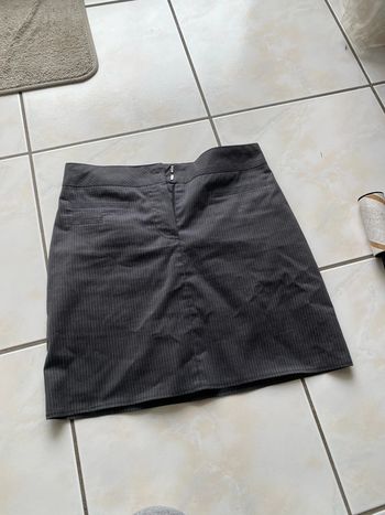 Jupe grise, camaïeu taille 34