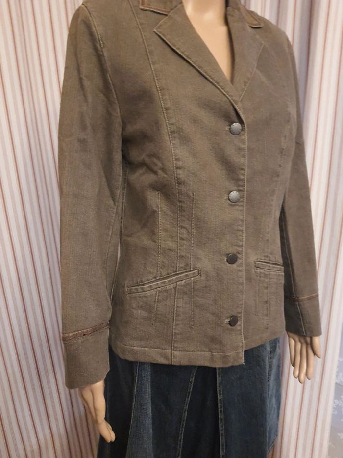 Veste en Jeans noir chiné Mayerline be/fr 38 - photo numéro 3
