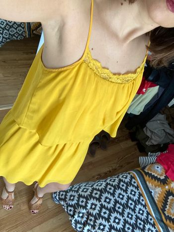 Robe jaune naf naf