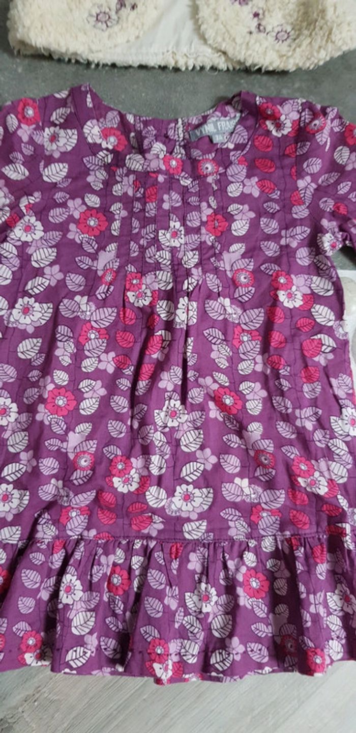 Jolie blouse et son gilet taille 3 ans - photo numéro 2