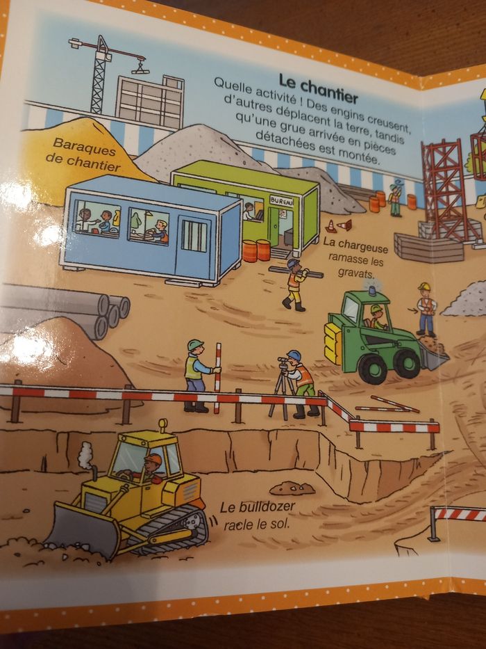 Livre l'imagerie des tout petits les engins de chantier - photo numéro 4